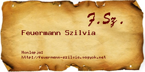 Feuermann Szilvia névjegykártya